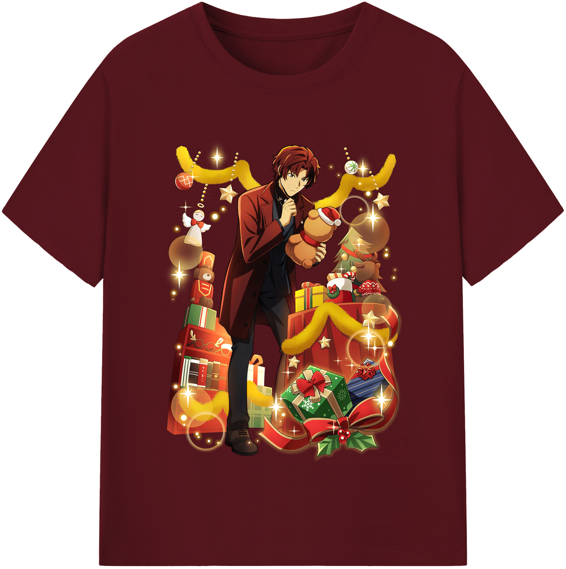 文豪ストレイドッグス Bungo Stray Dogs 綿100％半袖Tシャツ（フロントプリント）